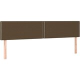 Maison Chic Posteljno vzglavje - Vzglavna omarica 2 kosa temno rjav 100x5x78/88 cm blago, (22078055) | Shoptok.si