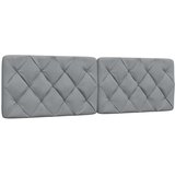 vidaXL Jastuk za uzglavlje svjetlosivi 160 cm od tkanine | shoptok.hr