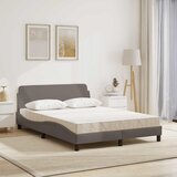 Krevet s madracem Dover smeđesivi 140x200 cm tkanina | shoptok.hr