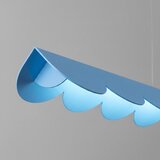 Thoro Svijetlo plava LED viseća svjetiljka aluminijska BISCUIT – | shoptok.hr