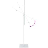  Stalci za sajmove 2 pcs Bijelo 26.5 x 26.5 x 127 cm Željezo Slike