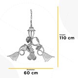 Lesnina XXXL ONLI - Luster na lancu MARILENA 3xE14/6W/230V | Eponuda.com