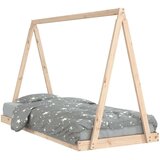  Otroški posteljni okvir 90x200 cm trdna borovina, (20787659) | Shoptok.si