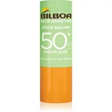 Bilboa Aloe Sensitive krema za sončenje v paličici SPF 50+ 12 ml