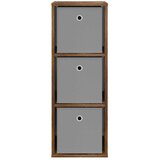  Strani šal s predalom Dimljeni oreh 30,5 x 27 x 84,5 cm, (5000233868) | Shoptok.si