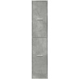 Ormarić za lijekove boja betona 30x41x144 5cm konstruirano drvo | shoptok.hr