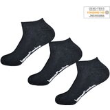 Benyson nizke nogavice iz bambusa 3 pari črna | Shoptok.si