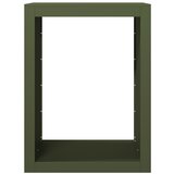  Stalak za drva za ogrjev zeleni 60x40x80 cm čelični | Eponuda.ba