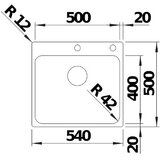 Blanco sudoper SOLIS 500-IF/A InFino INOX 18/10, s dalj.upr. PushControl | shoptok.hr
