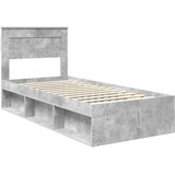  Krevetna konstrukcija Beton 90 x 200 cm Čvrsto borovo drvo | Eponuda.com