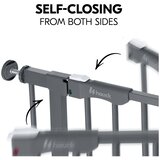 Hauck zaštitna ograda Clear Step 2 Set +9 cm produžetak- Dark Grey | shoptok.hr