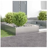 vidaXL Ograda oko Travnjaka 4 kom. 100 x 100 x 35 cm Čelik Srebrna - Nehrđajući čelik 100 x 100 x 35 cm 4 Cijene