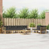  Set vanjskih sofa 6 kom. Bijela i antracit | shoptok.hr