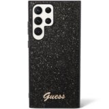 Guess GUHCS23LHGGSHK ovitek za Samsung Galaxy S23 Ultra 5G - črn z bleščicami | Shoptok.si