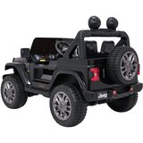  Licencirani auto na akumulator Jeep Wrangler Rubicon LIFT - crni | Shoptok.si