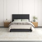 Støraa Temno siva oblazinjena zakonska postelja 140x200 cm Emily – | Shoptok.si