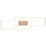  Bijela/u brončanoj boji LED stropna svjetiljka s daljinskim upravljačem/s mogućnosti zatamnjivanja 28x100 cm Albany – | shoptok.hr