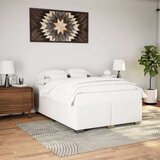 vidaXL okvir za krevet bijela 160x200 cm od umjetne kože | shoptok.hr