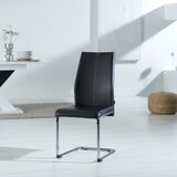 CARRYHOME nihajni stol, kovina, tekstil črna, barve kroma | Shoptok.si
