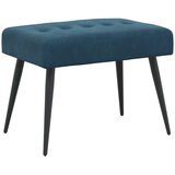  Klupa s gumbastim tkanjem Policijska plava 60 x 40 x 45 cm | shoptok.hr