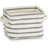 ZELLER košarica za pohranu Stripes (21 x 17 x 14 cm, Bež-sive boje, Platno) Cijene