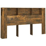 Maison Chic vzglavna omarica - nočna omarica - posteljna omarica dimljeni hrast 180x18,5x104,5 cm, (21705811) Cene