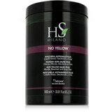 HS MILANO No Yellow Anti-Yellow Mask maska za lase svetli lasje sivi lasje pobeljeni lasje 1000 ml unisex Cene
