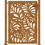  Vrtna vrata 100x150 cm Čelik otporan na vremenske uvjete Valoviti dizajn | shoptok.hr