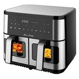 Blow 44-601 dvokomorna friteza na vrući zrak 9 l, 2600 W, 9 programa Cijene
