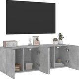  Zidni TV ormarići 2 kom sivi boja betona 60x30x41 cm | shoptok.hr