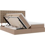  s prostorom za pohranu s LED-om Kapućino 180 x 200 cm | shoptok.hr