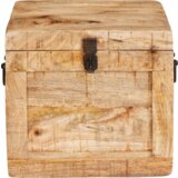 vidaXL Shranjevalna škatla 70 x 35 x 40 cm trden mangov les | Shoptok.si