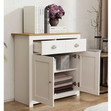 MID.YOU Komoda Balusa L, Bela, Barva Hrasta | Shoptok.si