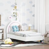  Posteljica za malčke z vzglavjem Bela 70 x 140 cm PU, (5000105589) | Shoptok.si