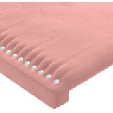  LED uzglavlje ružičasto 100x5x78/88 cm baršunasto | shoptok.hr