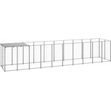  Kavez za pse srebrni 6,05 m² čelični | shoptok.hr
