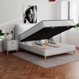 Premium Living Postelja Z Vzmetnico Smile, Srebrna, 160x200 | Shoptok.si