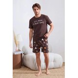Trendyol muški set pidžama Tmnss26Pt00061, braon-braon | Eponuda.com