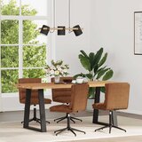 vidaXL Jedilni stoli 4 kosi rjavo umetno usnje | Shoptok.si