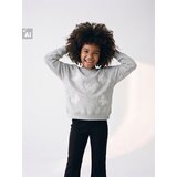 Sinsay Crewneck majica s pamukom i na&amp;scaron;ivcima u obliku leptira Slike