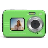 INF 4K Vodoodporni Digitalni Fotoaparat z Dvojnim Zaslonom za Selfije Green, (5000075419) | Shoptok.si