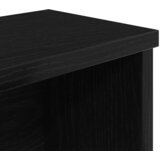  Kuhinjski stalak za slaganje crni 50x15x16 cm konstruirano drvo | shoptok.hr