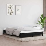  Okvir za krevet bez madraca crni 140 x 190 cm od tkanine | shoptok.hr