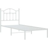 vidaXL metalni okvir za krevet s uzglavljem bijeli 80x200 cm | shoptok.hr