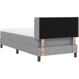 s opruga kutije Svijetlo siva 200 x 100 cm tkanina | shoptok.hr