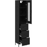  Highboard Crni hrast 34,5 x 34 x 180 cm Konstruirano drvo | shoptok.hr