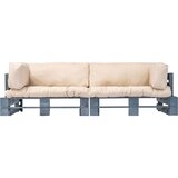  2-dijelni set vrtnih sofa od paleta od borovine s jastucima | shoptok.hr