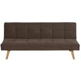 Ixia Smeđa sklopiva sofa od šenila 175 cm – Cijene