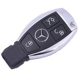 CAR ACESSORIES 888 Kućište auto ključa sa 3 tastera za Mercedes E klase ACWKS046 hrom | ePonuda.com