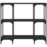  Konzolni stol crni 102 x 35 x 90 cm od konstruiranog drva | shoptok.hr